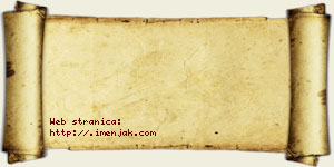 Jovanka Džaković vizit kartica